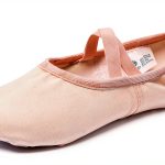 Generic Girls Dance Shoes Satin Ballet Slippers Jazz Tap-0
