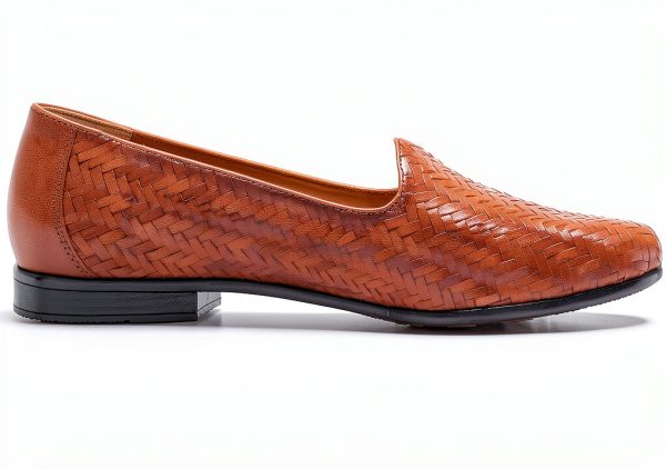 Trotters Womens Loafers Slip On Woven Leather Cushioned-5