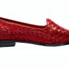 Trotters Liz III Womens Loafers Woven Leather Slip On-5