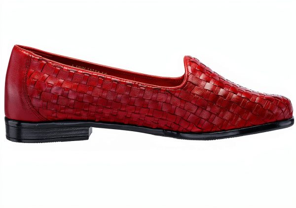 Trotters Liz III Womens Loafers Woven Leather Slip On-5