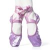 Generic Girls Ballet Shoes Purple Pink Beige Khaki Sizes-1