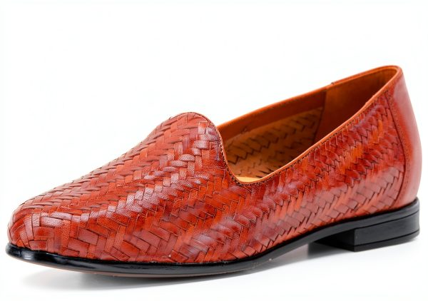 Trotters Womens Loafers Slip On Woven Leather Cushioned-0