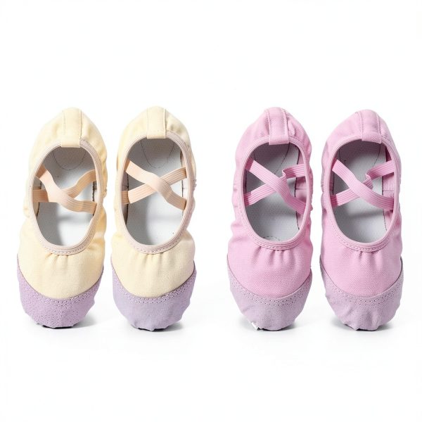 Generic Girls Ballet Shoes Pink White Black Dance Sizes-3