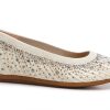 XOXO Womens Flats Knit Upper Bling Ornamentation Off White-4