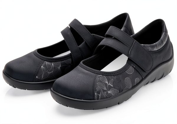 Remonte Womens Ballet Flats Synthetic Velcro Wedge Heel-8