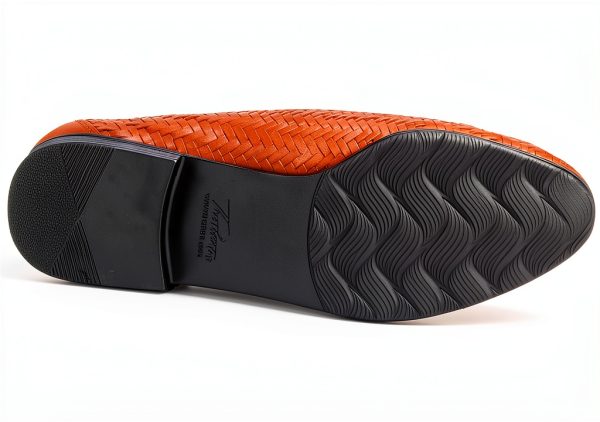 Trotters Womens Loafers Slip On Woven Leather Cushioned-3