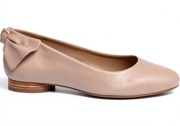 Blush Womens Leather Flats Comfortable Casual Shoes-1