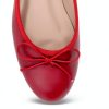 Journee Collection Womens Red Faux Leather Slip On Flats-2