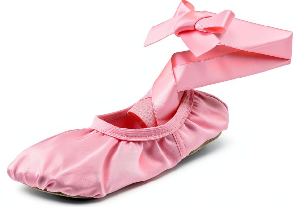 Generic Girls Ballet Shoes Pink Purple Beige Dance Slippers-0