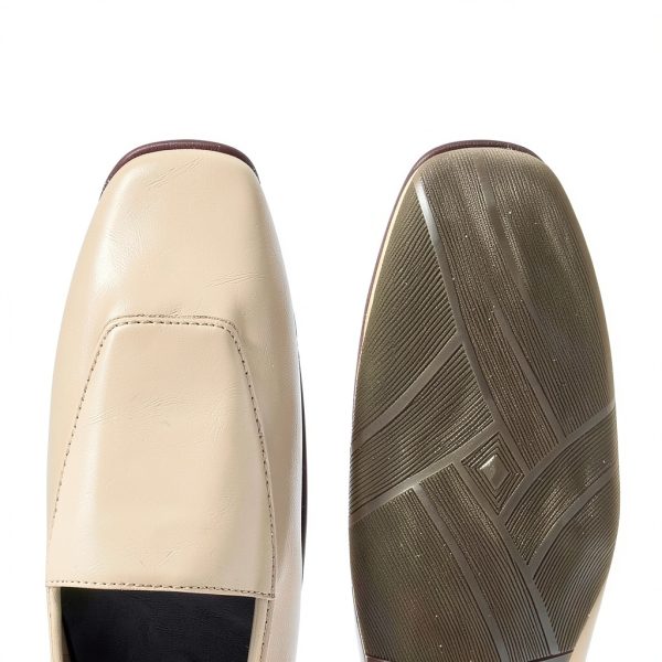 ARRAY Freedom Flats Leather Loafers Womens Square Toe Shoes-2