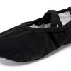 Generic Girls Ballet Satin Slippers Pink Black White Sizes-0