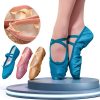 Generic Girls Dance Shoes Rose Gold Pink Sky Blue Sizes-1