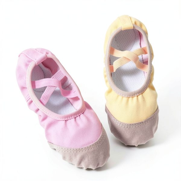 Generic Girls Ballet Shoes Pink White Black Dance Sizes-4