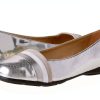 Geox Womens Ballet Flats Synthetic Slip On Silver-6