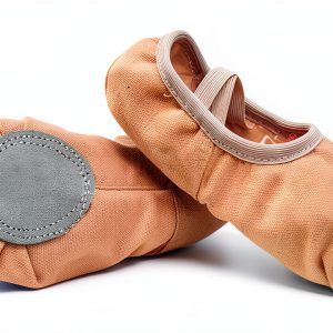Generic Girls Ballet Shoes Leather Jazz Dance Size 1 Big Kid-0