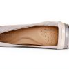 Geox Womens Ballet Flats Synthetic Slip On Silver-4