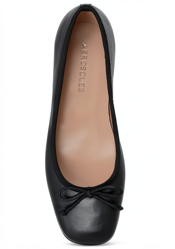 Aerosoles Womens Flats Genuine Leather Square Toe Slip On-4