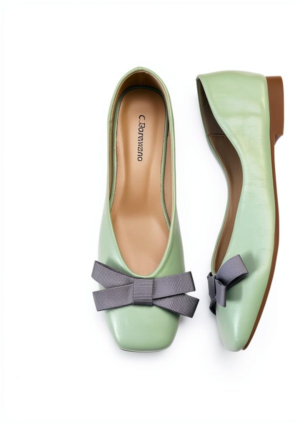 C Paravano Womens Flats Lambskin Leather Memory Cushion-4