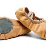 Generic Ballet Shoes Girls Leather Sole Slip On Dance Shoes-0