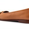 Aerosoles Womens Leather Flats Ortholite Insole Buckle Bow-6