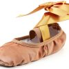 Generic Ballet Shoes Girls Leather Split Sole Dance-0