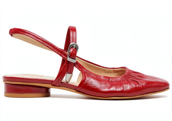 Womens Flats Rianne Dolce Vita Rubber Sole Crinkle Patent-2