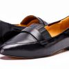 Trotters Womens Leather Loafer Flat Black Caramel Smoke-6
