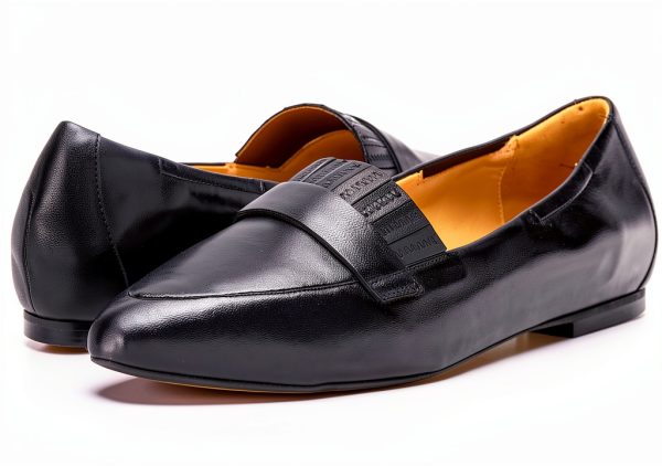 Trotters Womens Leather Loafer Flat Black Caramel Smoke-6