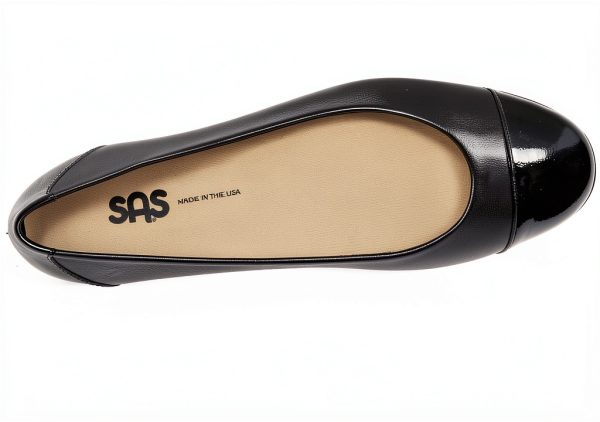 SAS Scenic Cap Toe Ballet Flat Leather Womens Comfort Shoes-1