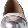 Geox Womens Ballet Flats Synthetic Slip On Silver-1