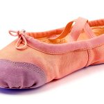 Generic Girls Ballet Shoes Pink Black Toddler Dance Shoes-0
