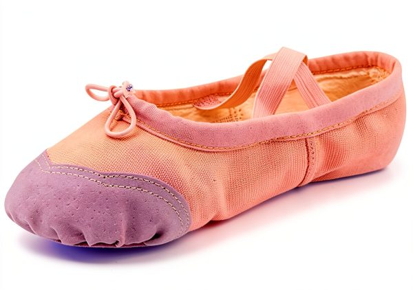 Generic Girls Ballet Shoes Pink Black Toddler Dance Shoes-0