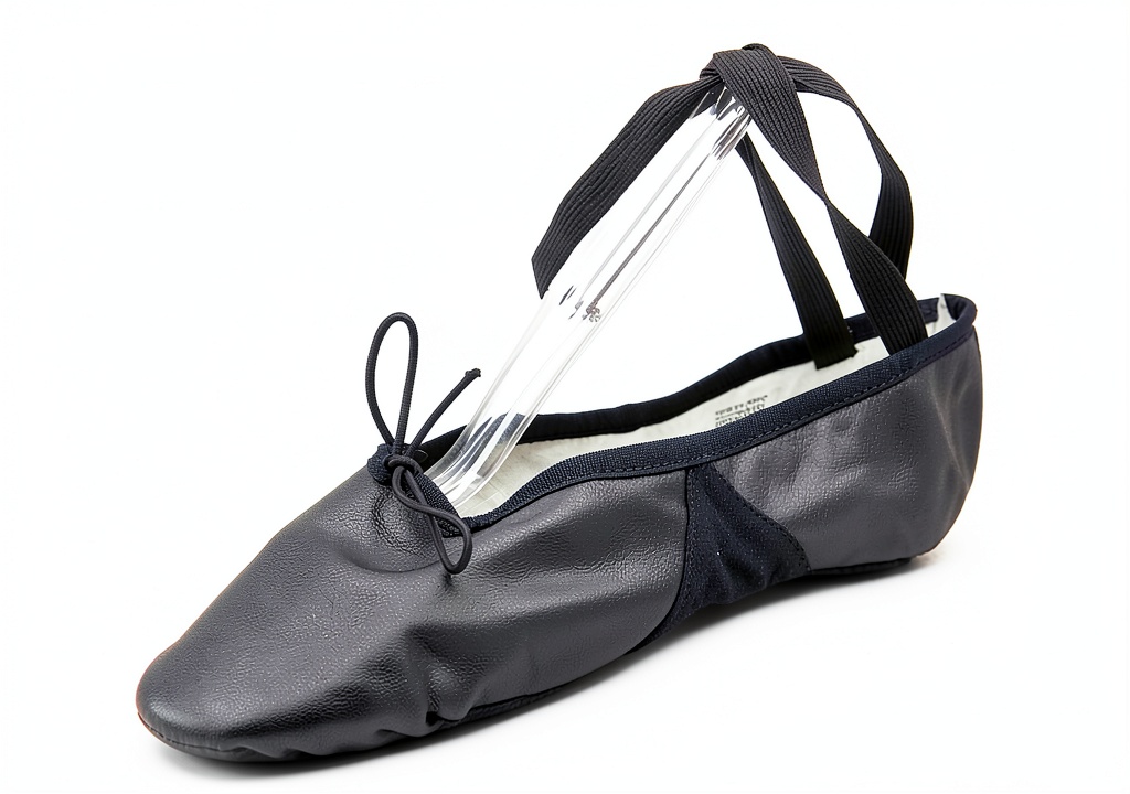 Bloch womens ballet shoes showcasing leather split sole and elastic straps