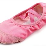 Generic Girls Ballet Shoes Pink White Black Dance Sizes-0