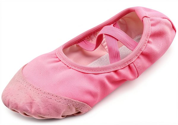 Generic Girls Ballet Shoes Pink White Black Dance Sizes-0