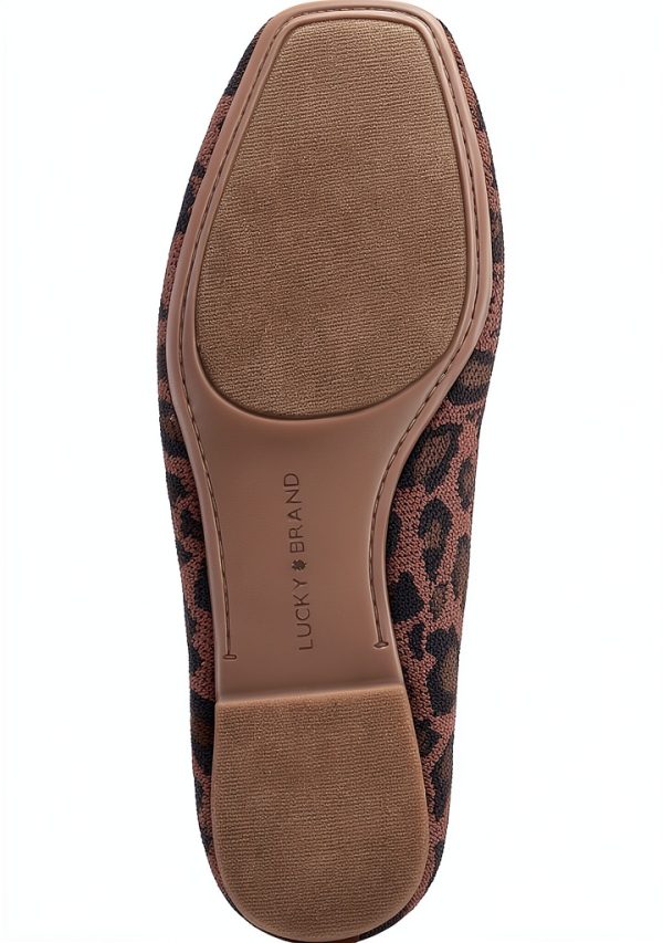 Lucky Brand Womens Flats Slip On Casual Shoes Red Multi-2