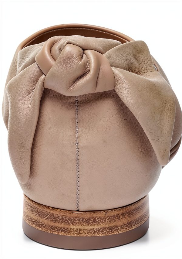 Blush Womens Leather Flats Comfortable Casual Shoes-2