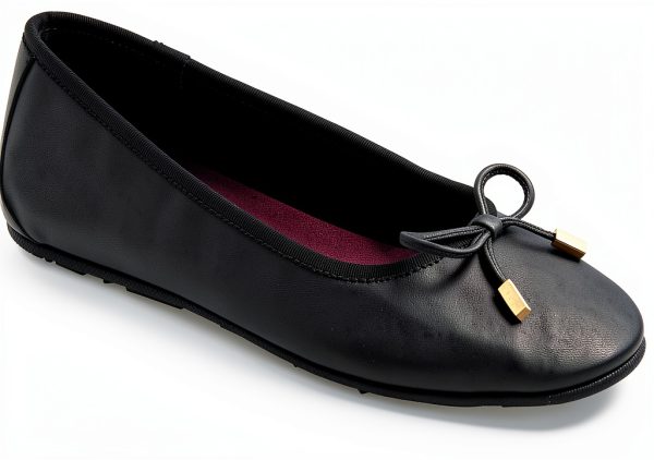 Aerosoles Womens Flats Genuine Leather Ortholite Insole Bow-1