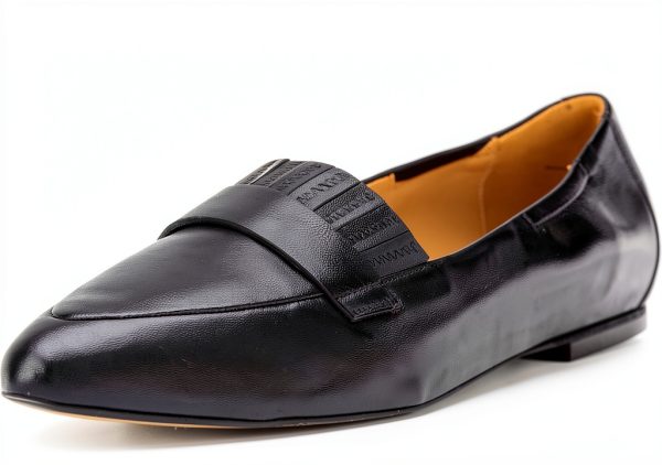 Trotters Womens Leather Loafer Flat Black Caramel Smoke-0