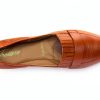 Trotters Womens Loafers Nappa Leather Kiltie Detail Slip On-4