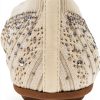 XOXO Womens Flats Knit Upper Bling Ornamentation Off White-1