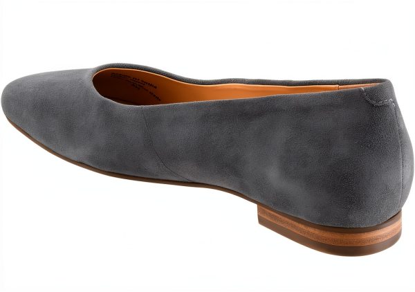 Trotters Honor Flats Womens Square Toe Skimmer Style Shoes-4