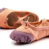 Generic Girls Ballet Shoes Pink Black Toddler Dance Shoes-2