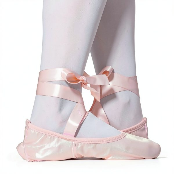 Generic Girls Ballet Shoes Pink Purple Beige Dance Slippers-2