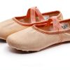 Generic Girls Dance Shoes Satin Ballet Slippers Jazz Tap-4