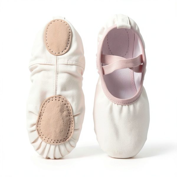 Generic Girls Dance Shoes Satin Ballet Slippers Jazz Tap-1
