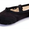 Generic Ballet Shoes Girls Pink Black Dance Flats Kids-0