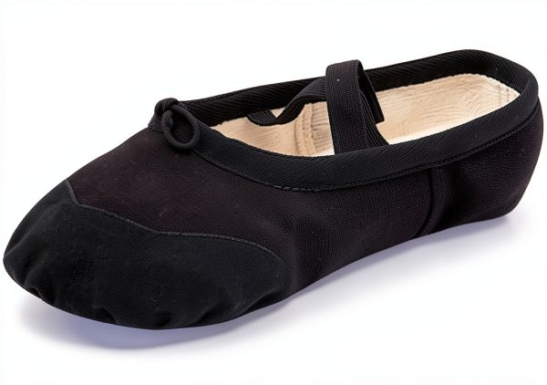 Generic Ballet Shoes Girls Pink Black Dance Flats Kids-0