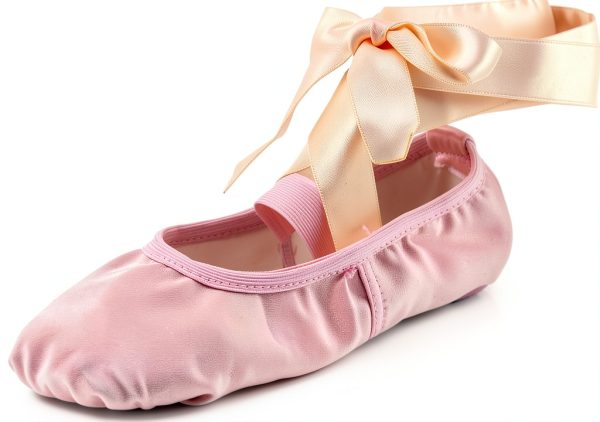 Generic Girls Dance Shoes Pink Beige Khaki Ballet Slippers-0
