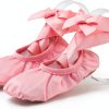 Generic Girls Ballet Shoes Pink Purple Beige Dance Slippers-5